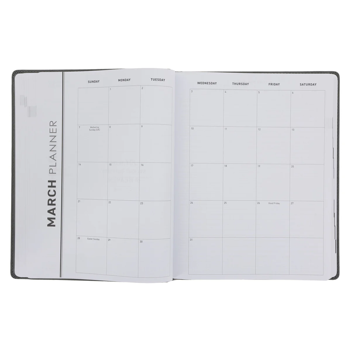 2027 A4 Executive Diary - Daily Planner - Take Heart - Faux Leather - Image 5