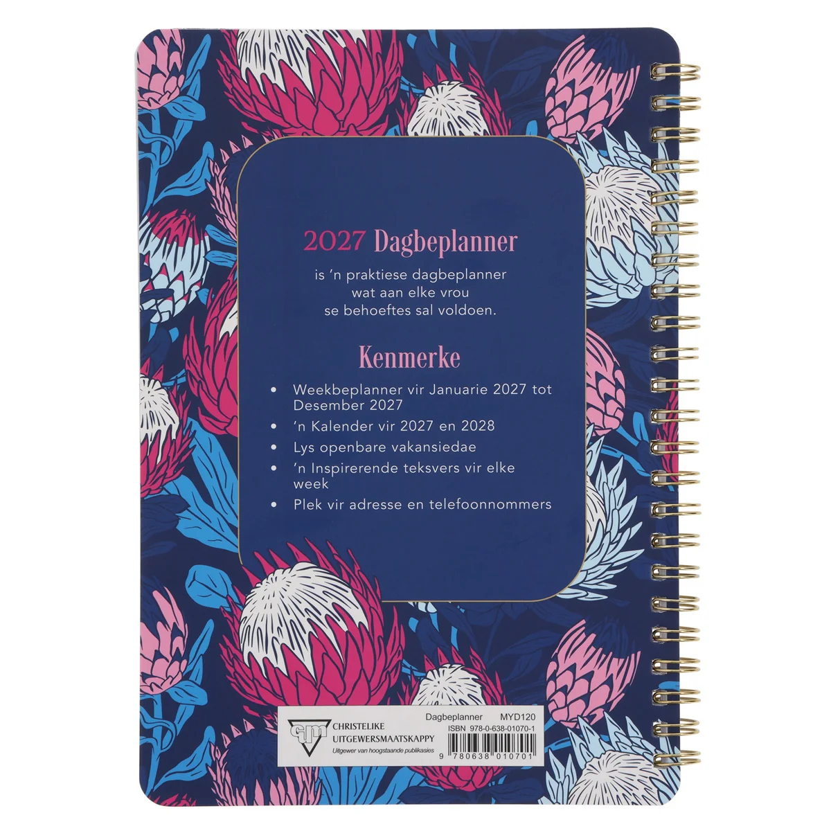 2027 Dagboek - Dagbeplanner - Sy Liefde Het Geen Einde Nie - Ringbind - Image 2