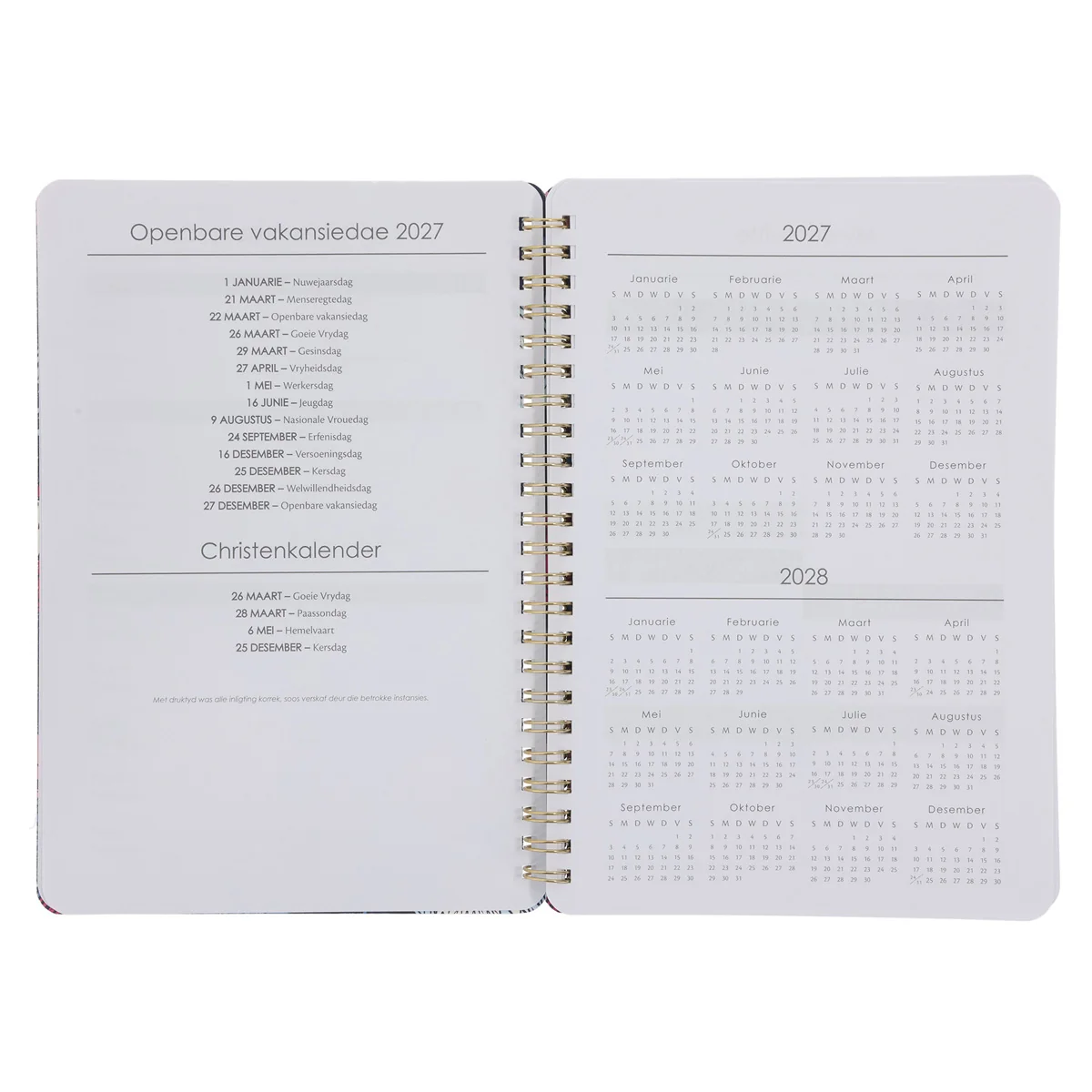 2027 Dagboek - Dagbeplanner - Sy Liefde Het Geen Einde Nie - Ringbind - Image 5