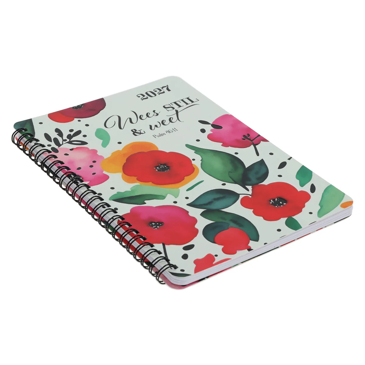 2027 Dagboek - Dagbeplanner - Wees Stil en Weet - Ringbind - Image 3