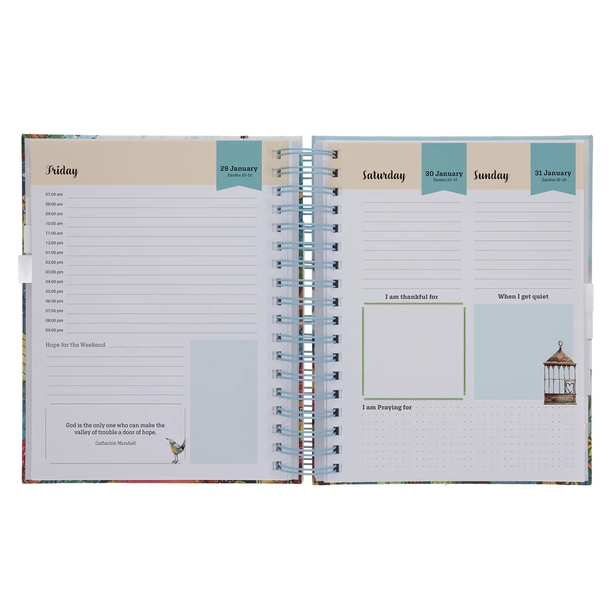 2027 Daily Planner - Season of Hope - Wirebound - Image 4