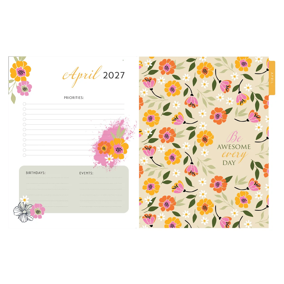 2027 Diary - 18-Month Planner for Women - Anything Is Possible - Wirebound - Image 2