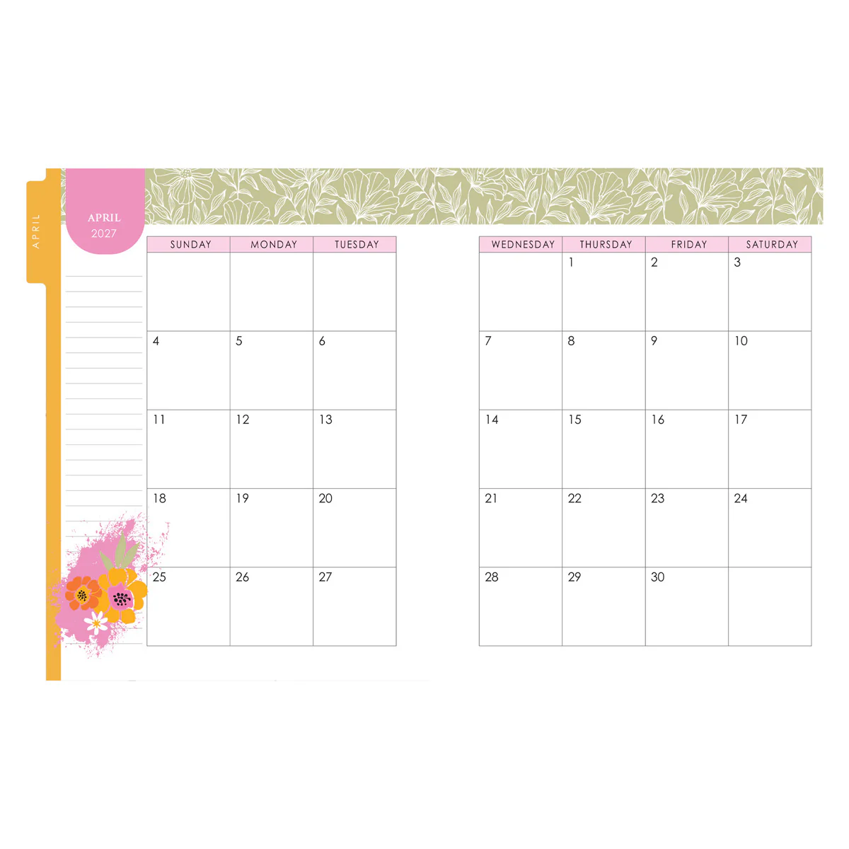 2027 Diary - 18-Month Planner for Women - Anything Is Possible - Wirebound - Image 3