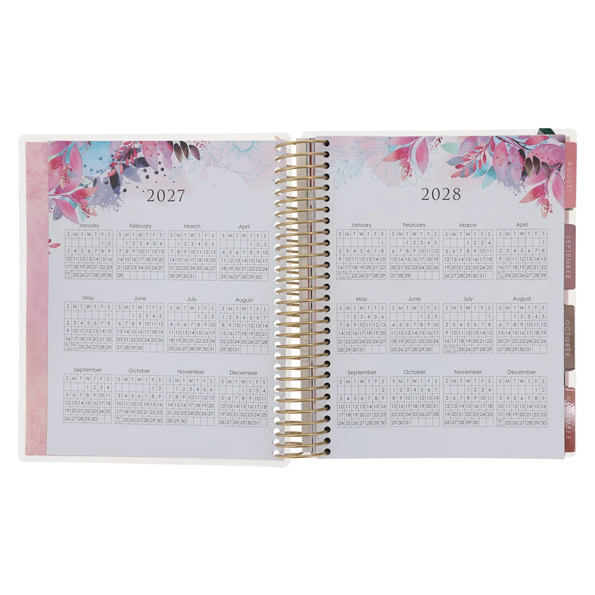 2027 Diary - 18-Month Planner for Women - He Restores My Soul - Wirebound - Image 5