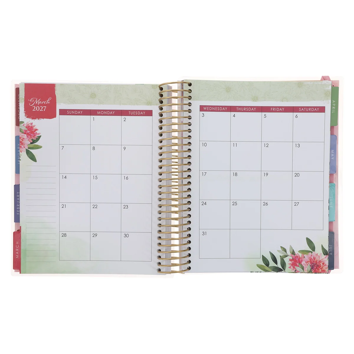 2027 Diary - 18-Month Planner for Women - Strength and Dignity - Wirebound - Image 5