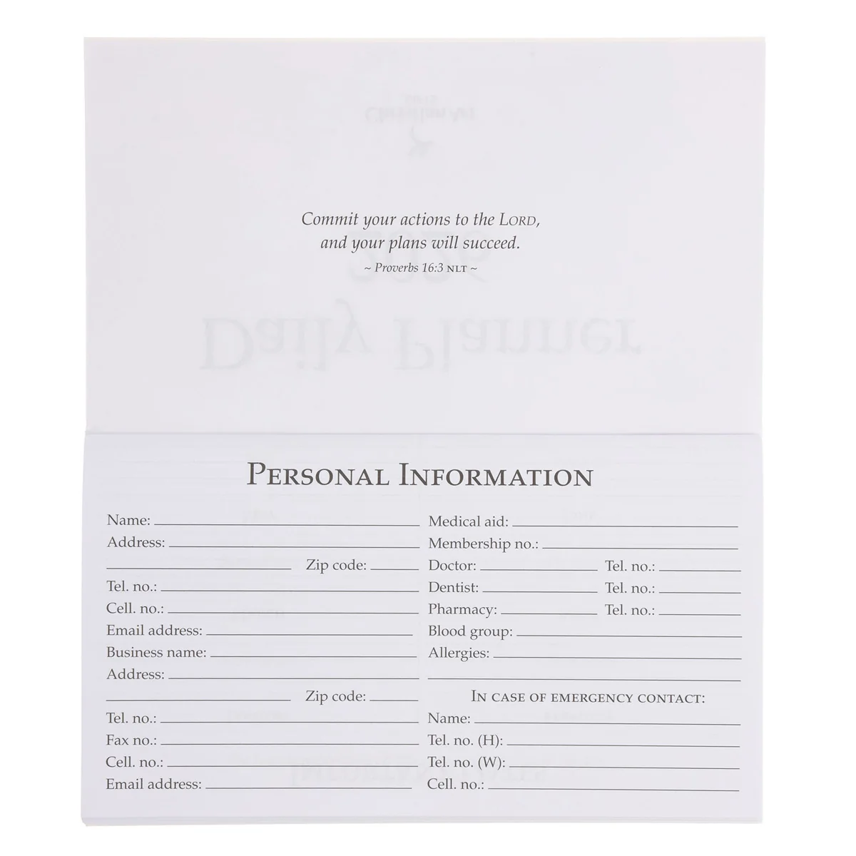 2027 Diary - Daily Planner - I Am the Light of the World - Image 4