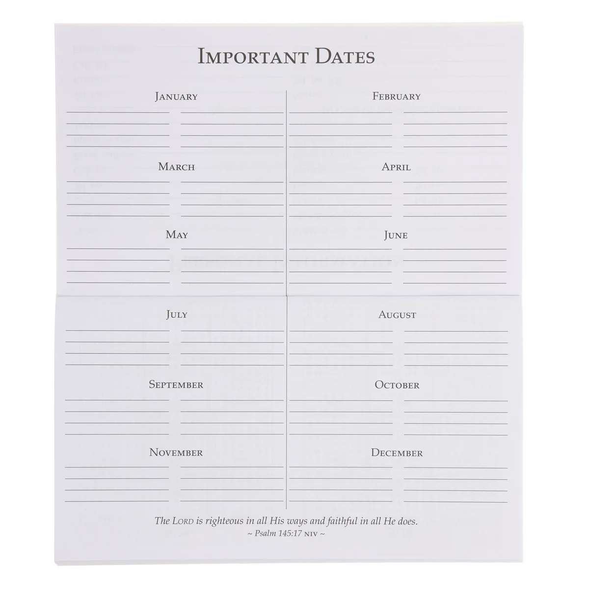 2027 Diary - Daily Planner - I Am the Light of the World - Image 5