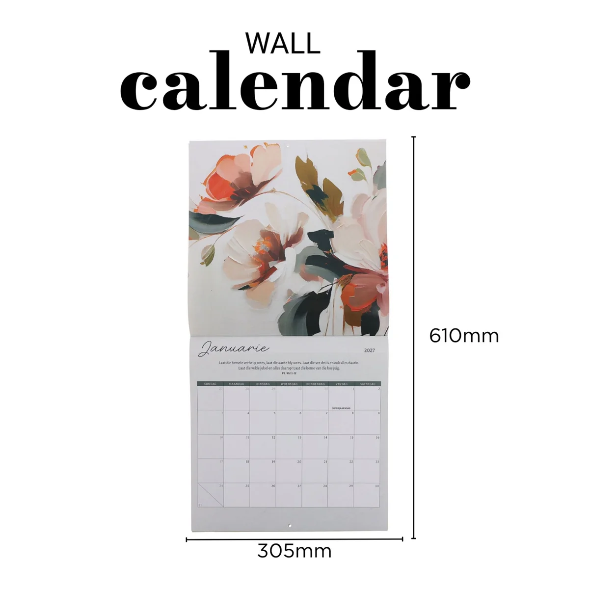 2027 Kalender - God Het Alles Mooi Gemaak - Image 4