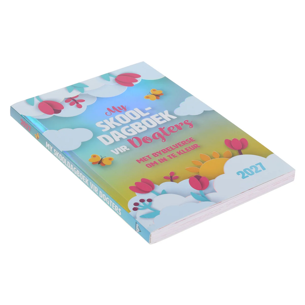 2027 Skooldagboek met Bybelverse om in te Kleur - Dagbeplanner vir Dogters - Sagteband - Image 3
