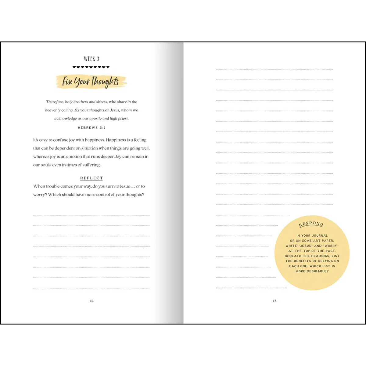 52 Weeks Of Resilience: One-Year Journal To Bounce Back From Worry (Hardcover) - Image 5