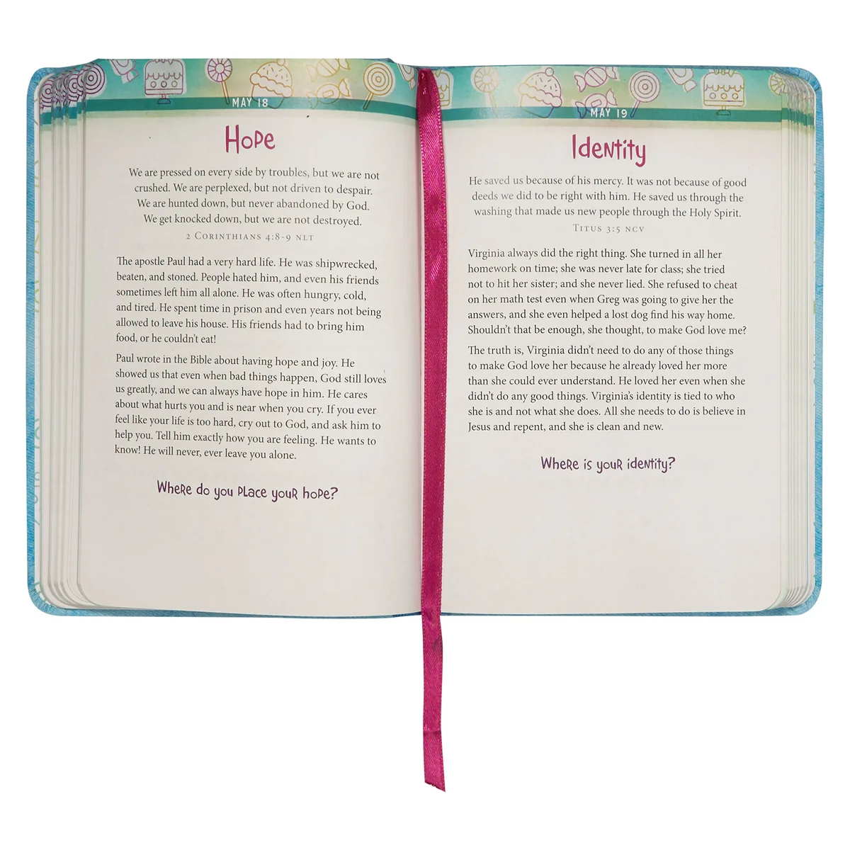 A Daily Word For Girls: 365-Day Devotional (Imitation Leather) - Image 5