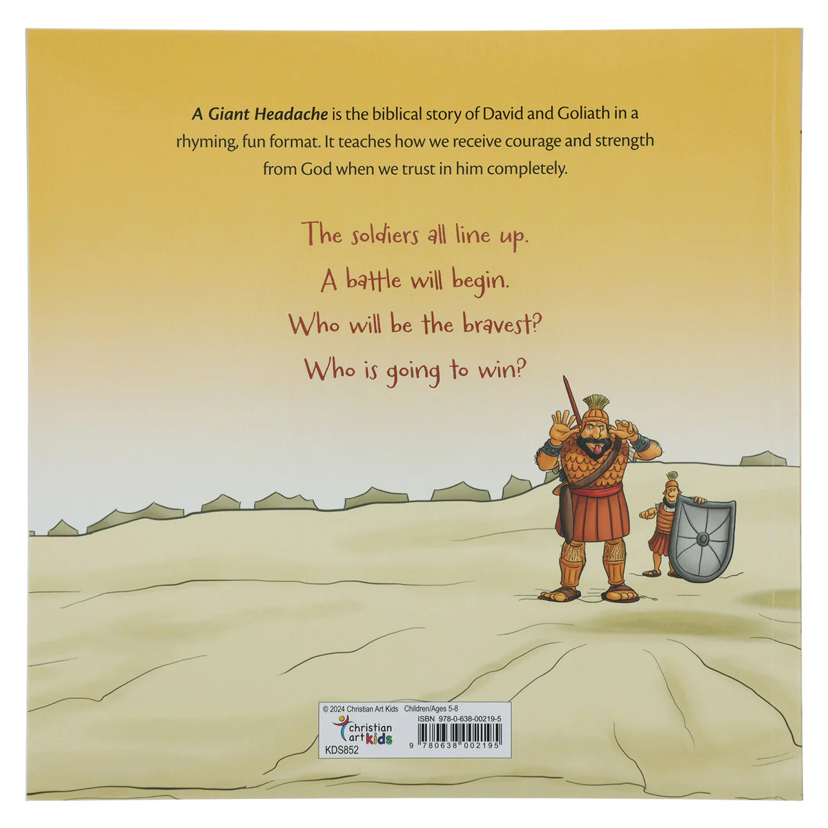 A Giant Headache: The Story of David and Goliath (Paperback) - Image 2