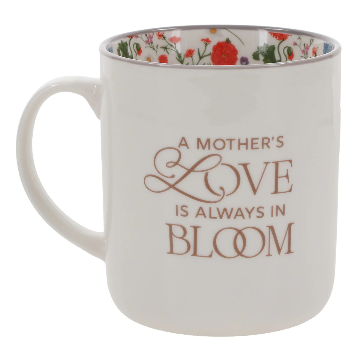 A Mother's Love Is Always in Bloom Floral Ceramic Mug - Image 2