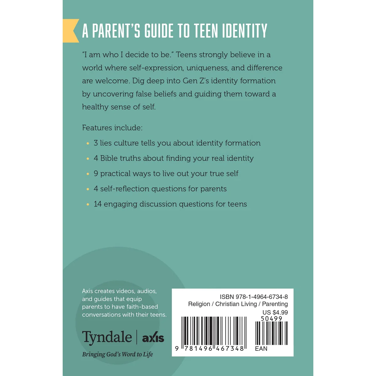 A Parents Guide To Teen Identity (Axis)(Paperback) - Image 2