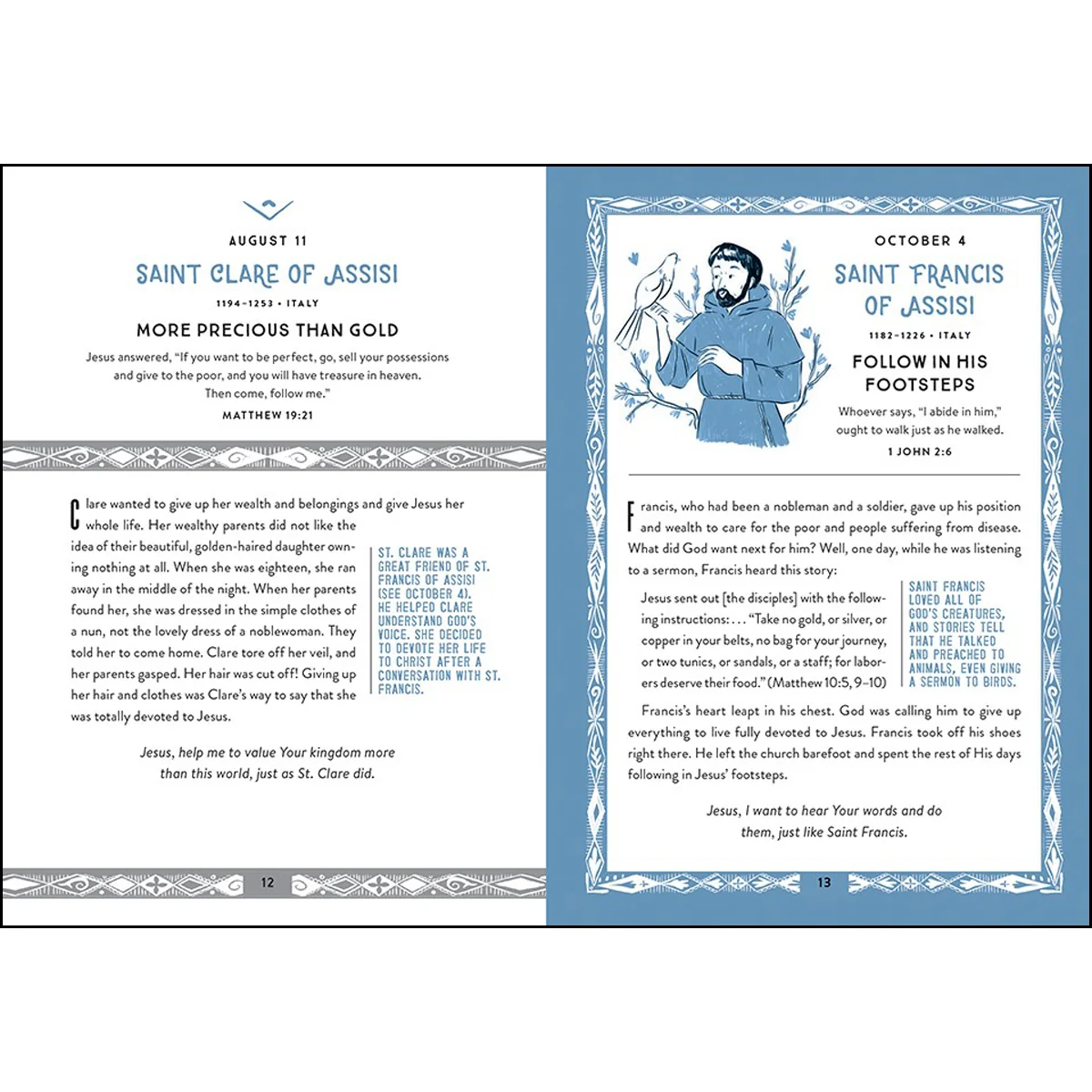 A Saint A Day: A 365-Day Devotional For New Year’s Featuring Christian Saints (Hardcover) - Image 3