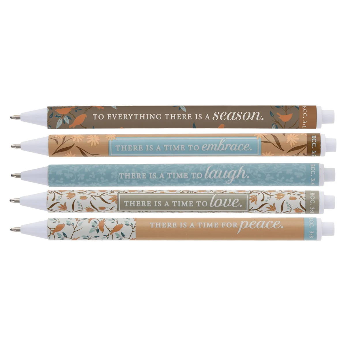 A Season for Everything Five-Piece Pen Set - Image 3