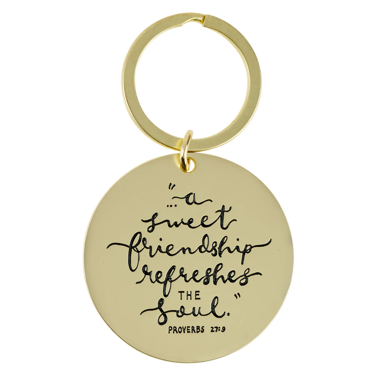 A Sweet Friendship Refreshes the Soul Metal Key Ring - Image 2