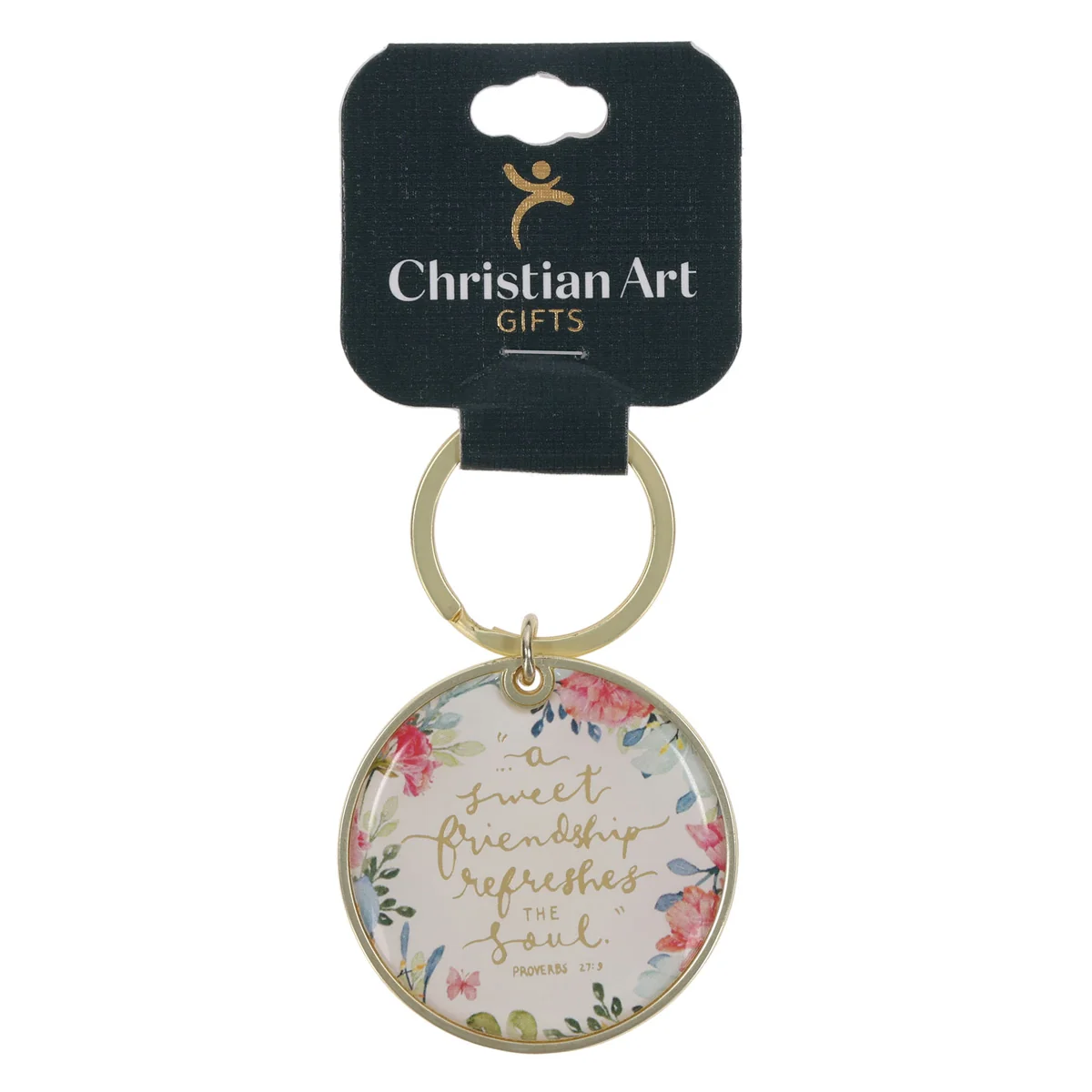 A Sweet Friendship Refreshes the Soul Metal Key Ring - Image 3