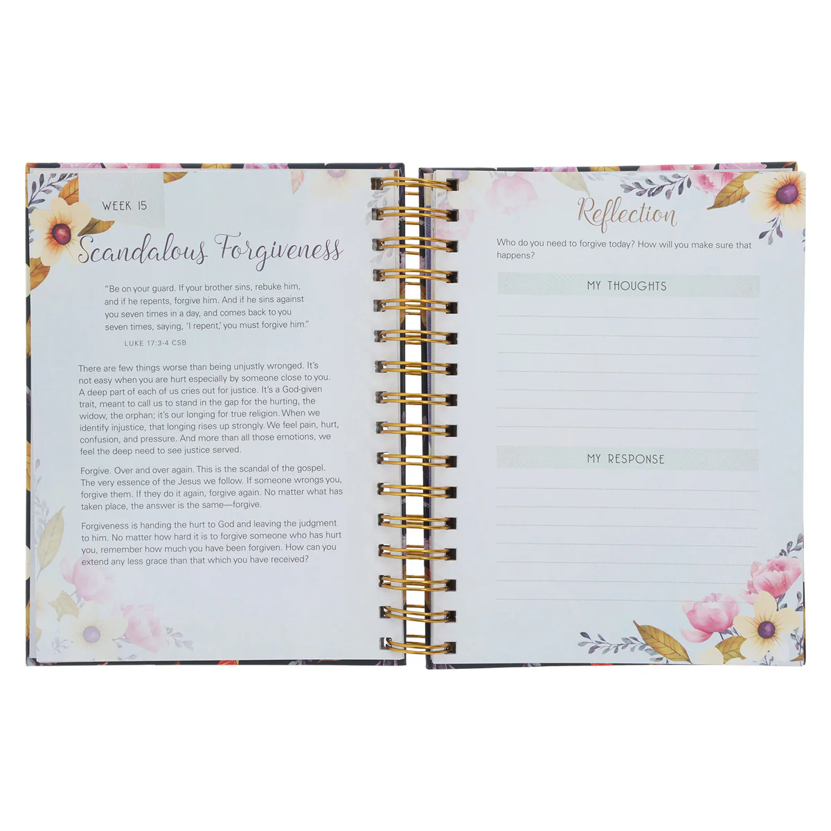 A Time for Everything: 52-Week Devotional Journal for Women (Spiral-Bound) - Image 5