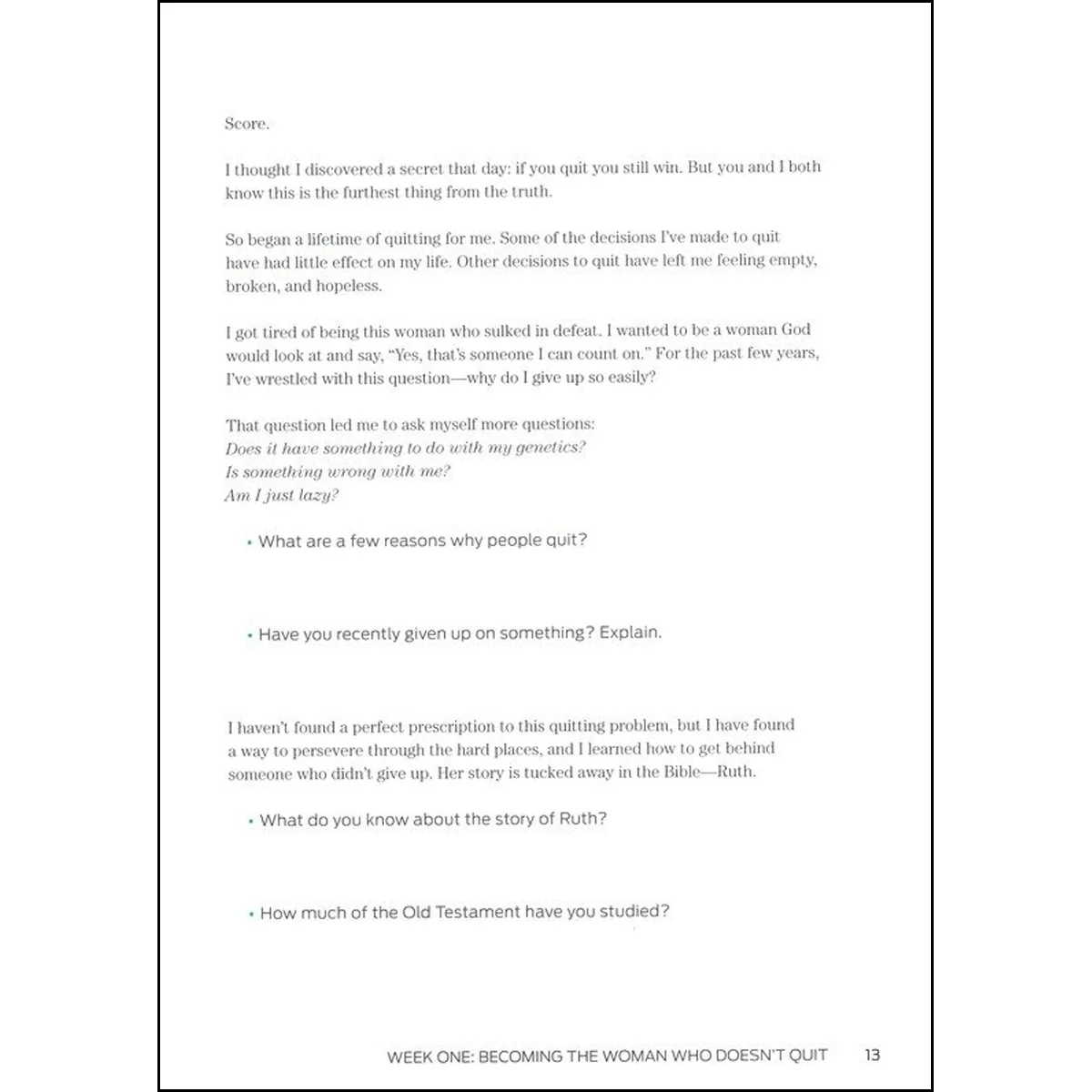 A Woman Who Doesn't Quit: 5 Habits From The Book Of Ruth (Paperback) - Image 3