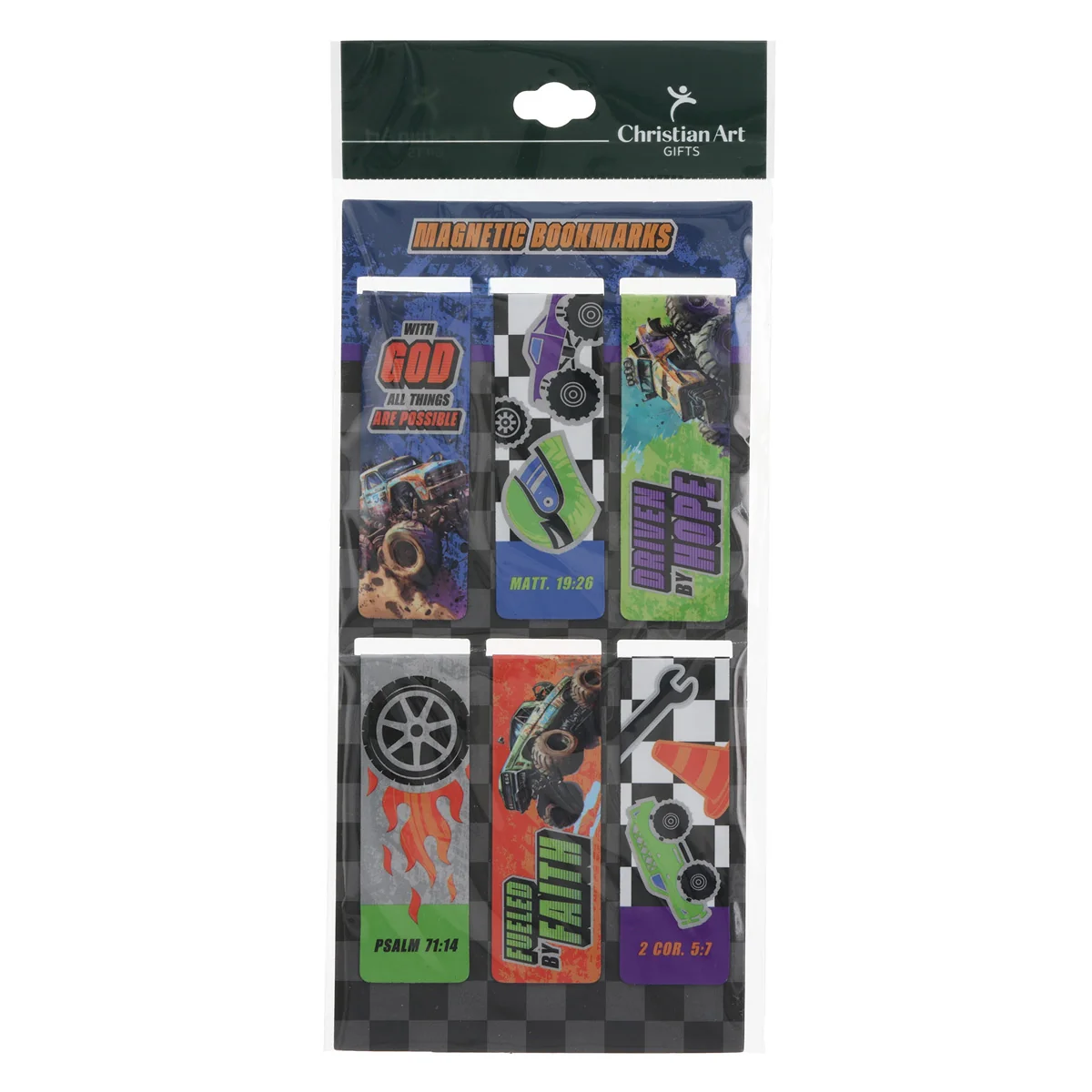 All Things Possible Six-Piece Magnetic Bookmark Set - Image 3