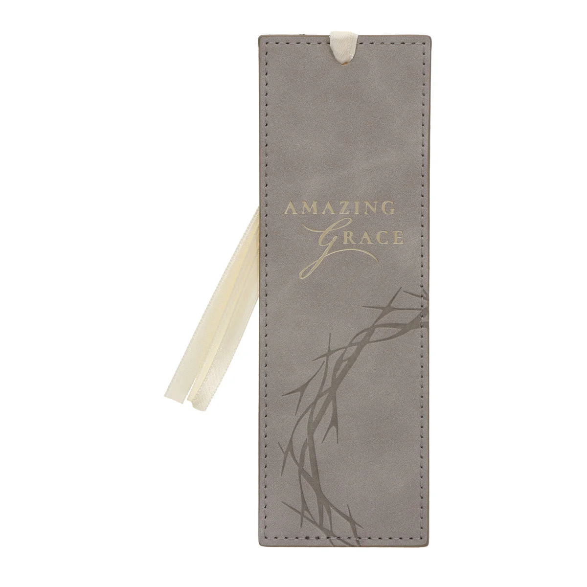 Amazing Grace Faux Leather Bookmark