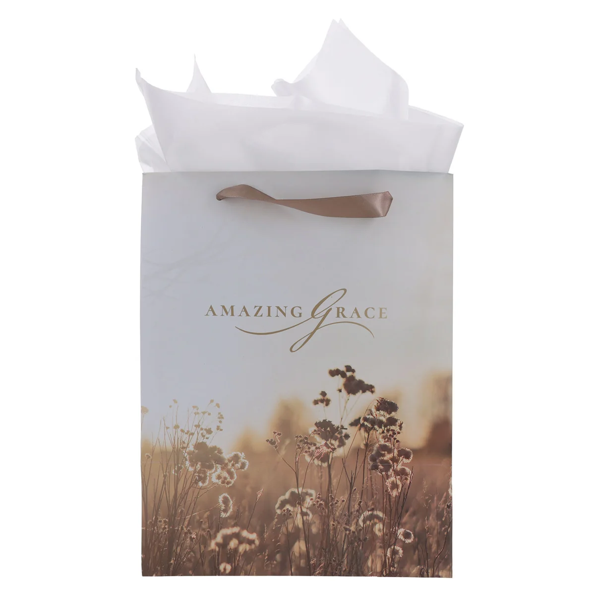 Amazing Grace Portrait Gift Bag with Gift Tag - Image 2