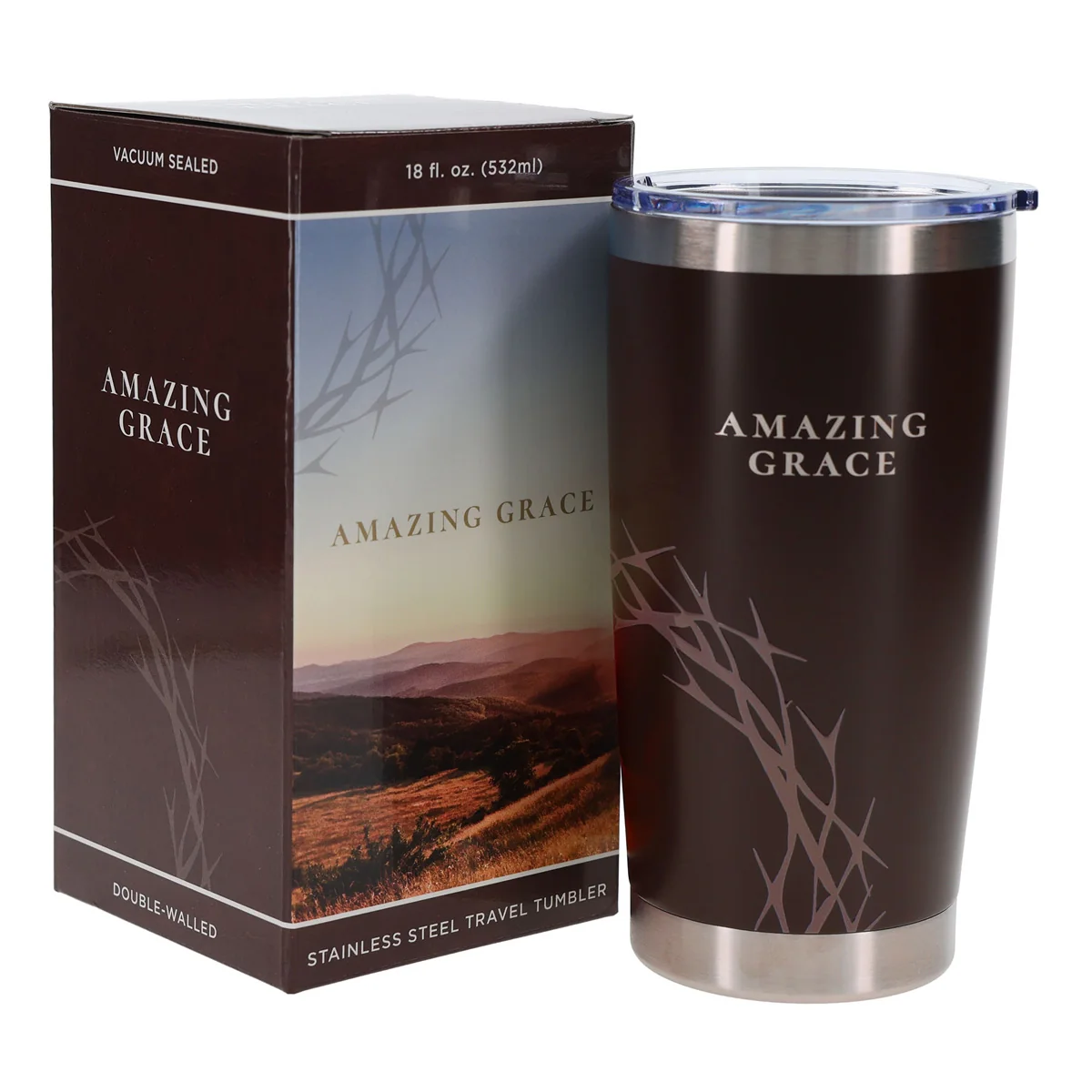 Amazing Grace Stainless Steel Travel Mug - Image 3