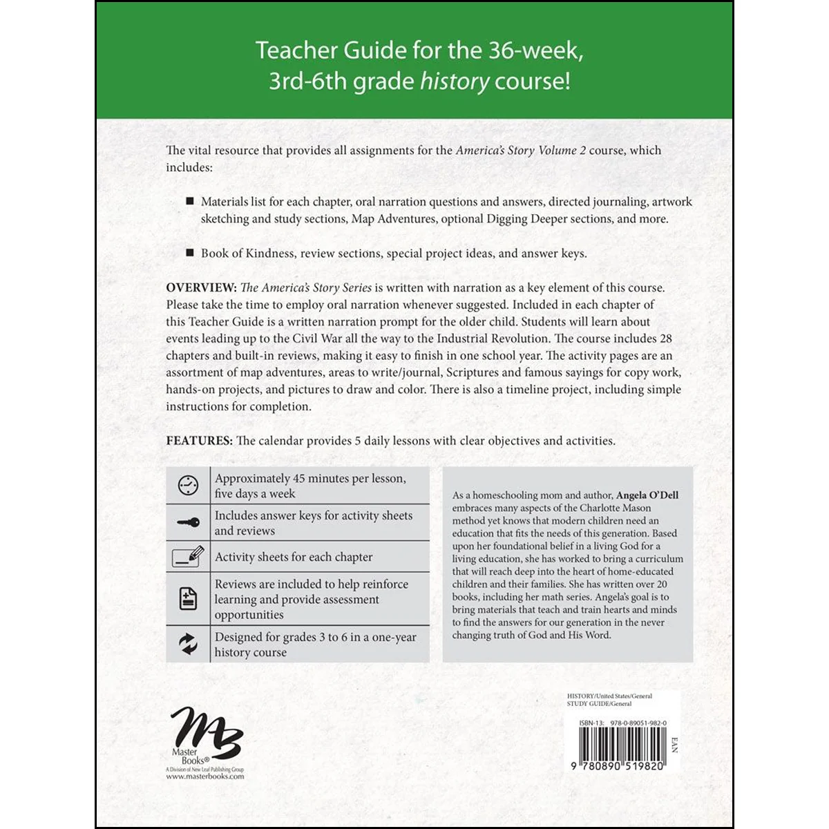 America's Story 2 Teacher Guide: From The Civil War To The Industrial Revolution (Paperback) - Image 2