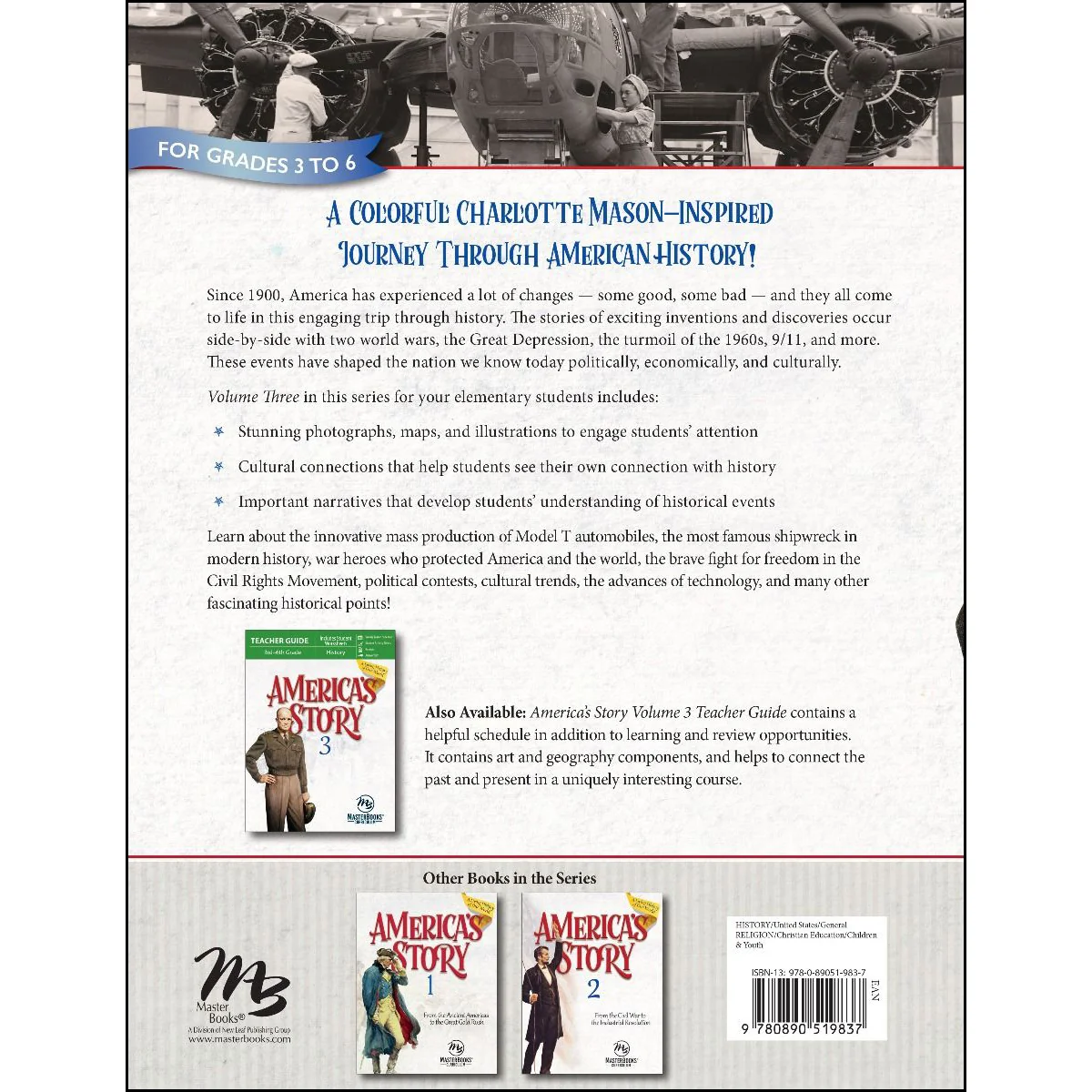 America's Story 3: From The Early 1900s To Our Modern Times (Paperback) - Image 2