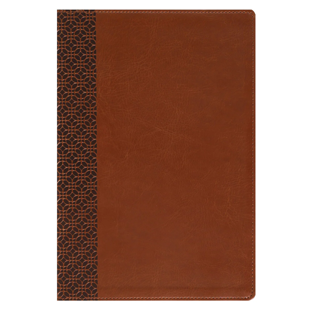 Amplified Brown Imitation Leather Holy Bible Large Print