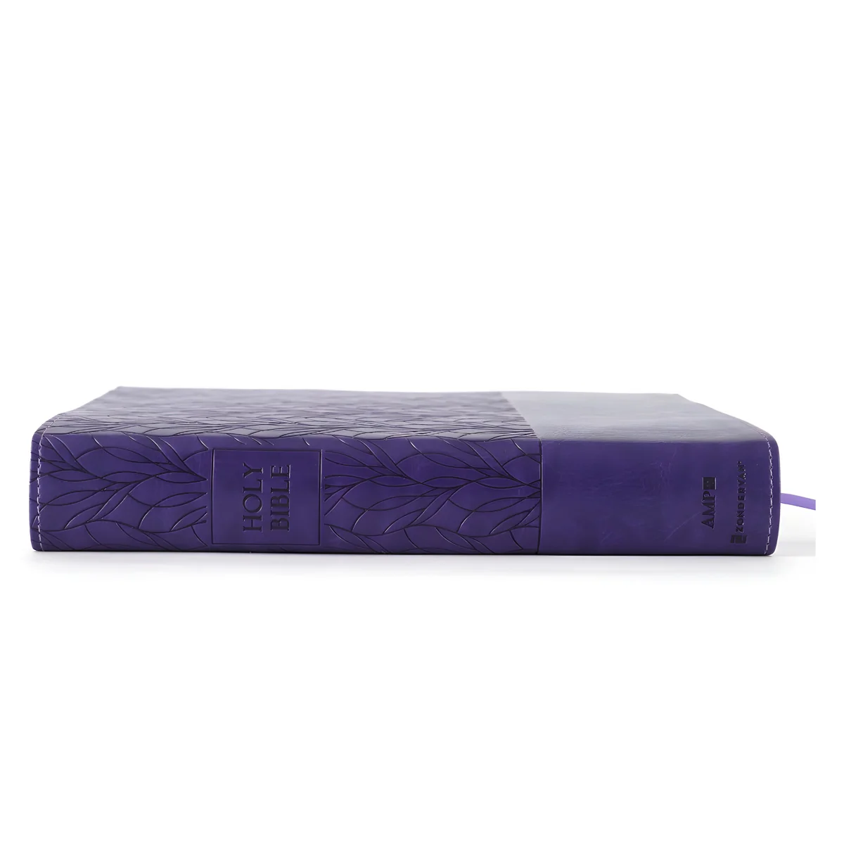 Amplified Purple Imitation Leather Holy Bible Large Print - Image 3