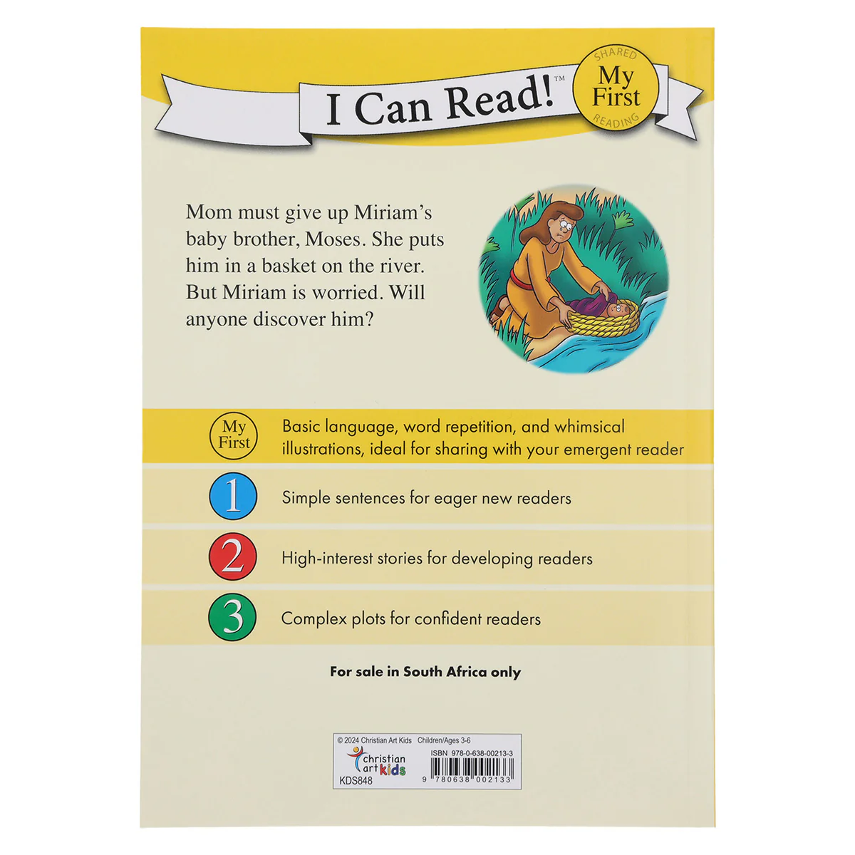 Baby Moses and the Princess I Can Read! (Paperback) - Image 2