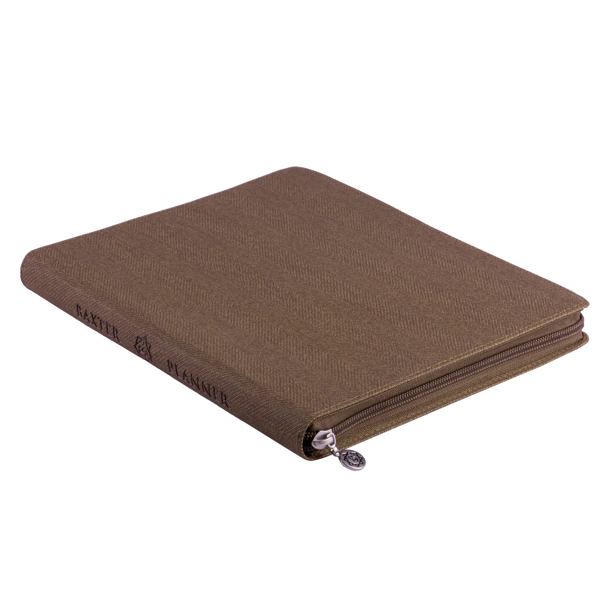 Baxter Undated Planner Large Premium Edition Brown (Durable Synthetic Fibre Flexcover With Zip) - Image 4