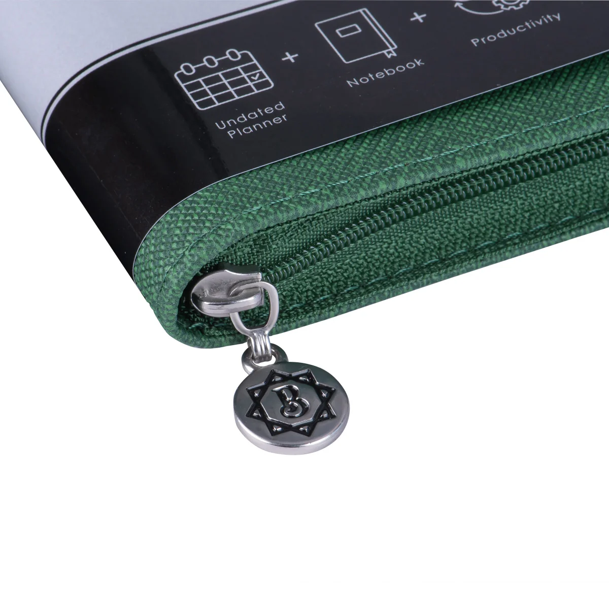 Baxter Undated Planner Premium Edition Green (Durable Synthetic Fibre Flexcover With Zip) - Image 5