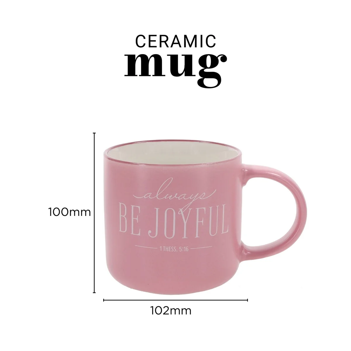 Always Be Joyful Ceramic Mug - Image 5