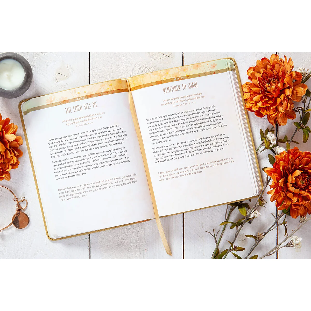 Be Still And Be Happy: 365 Devotions For Women (Imitation Leather) - Image 3
