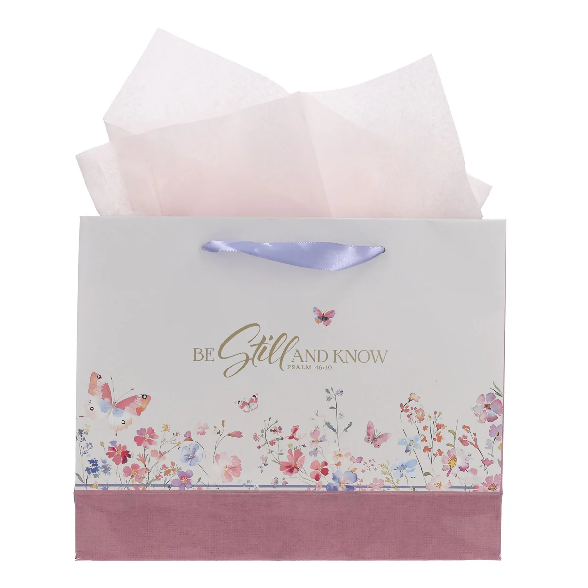 Be Still and Know Landscape Gift Bag with Gift Tag - Image 2