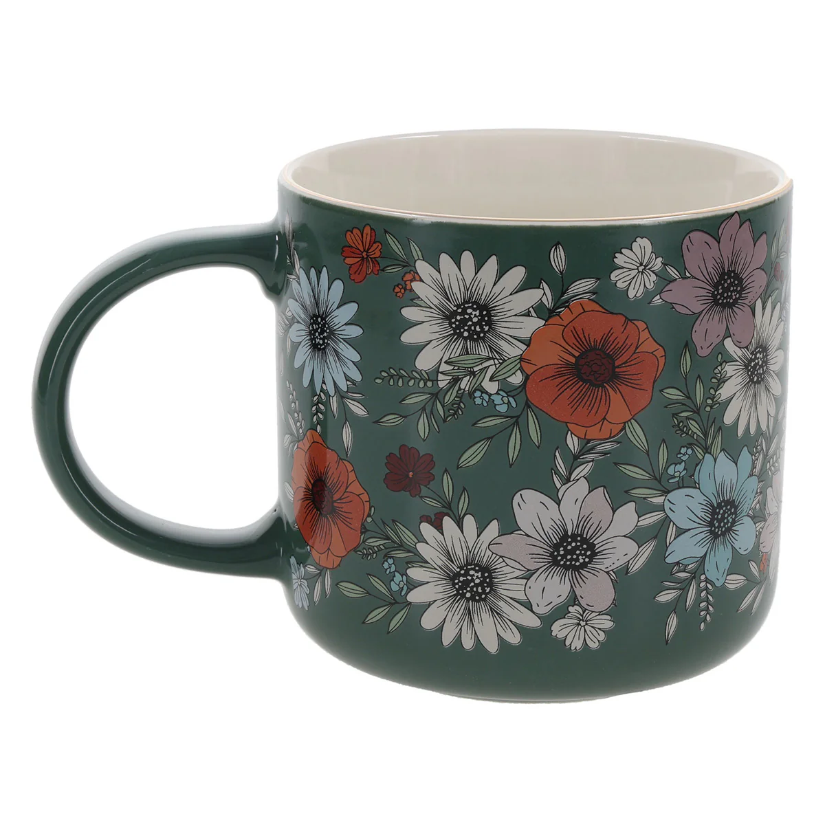 Be Still and Know Teal Ceramic Mug - Image 2