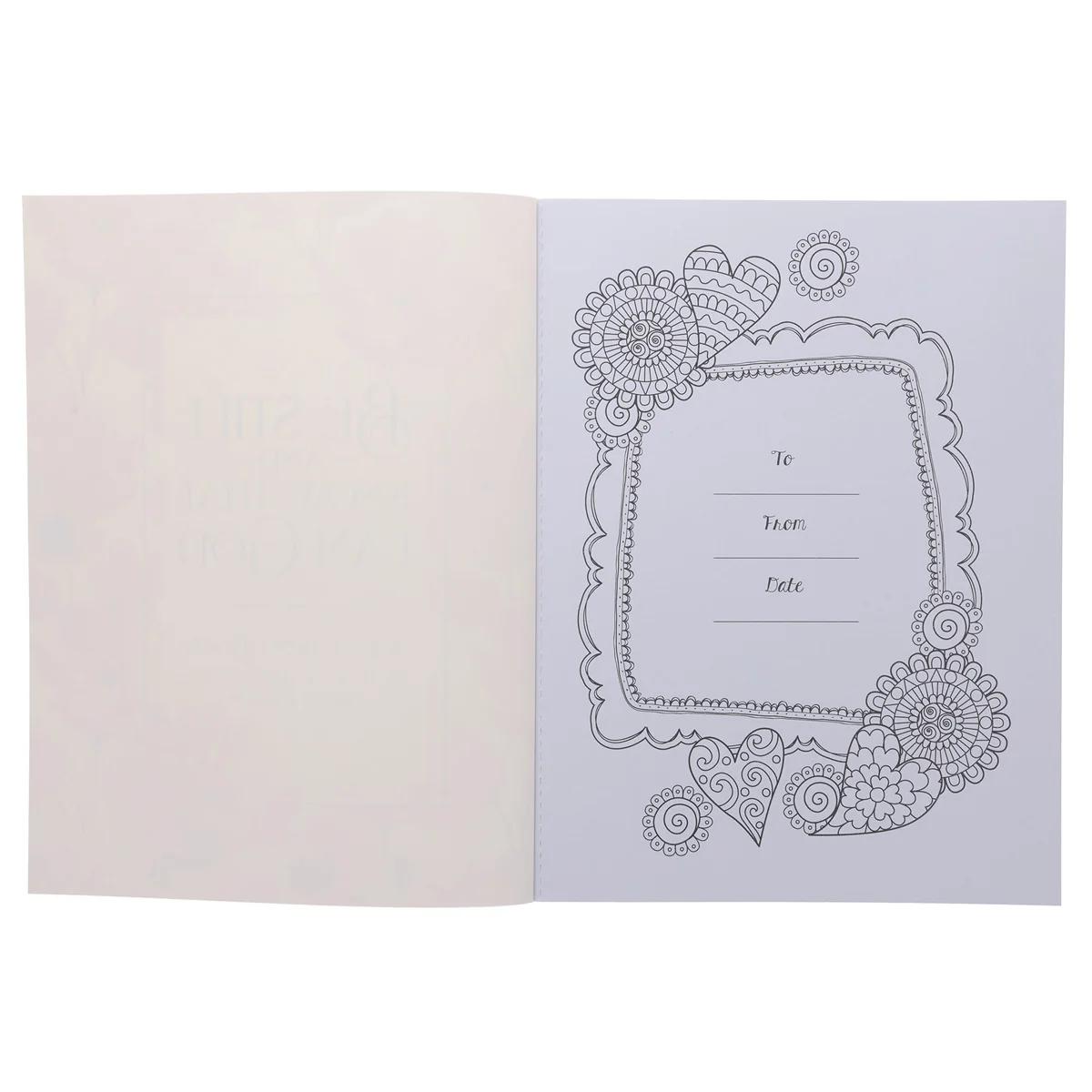 Be Still and Know That I Am God Floral Coloring Book (Paperback) - Image 3