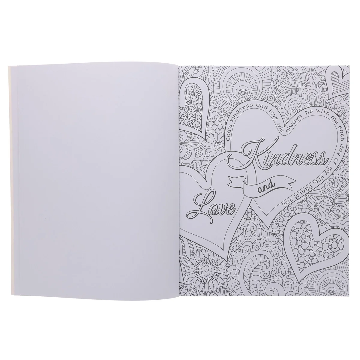 Be Still and Know That I Am God Floral Coloring Book (Paperback) - Image 4