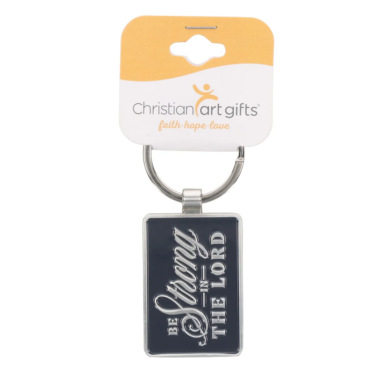 Be Strong in the Lord Metal Key Ring - Image 3