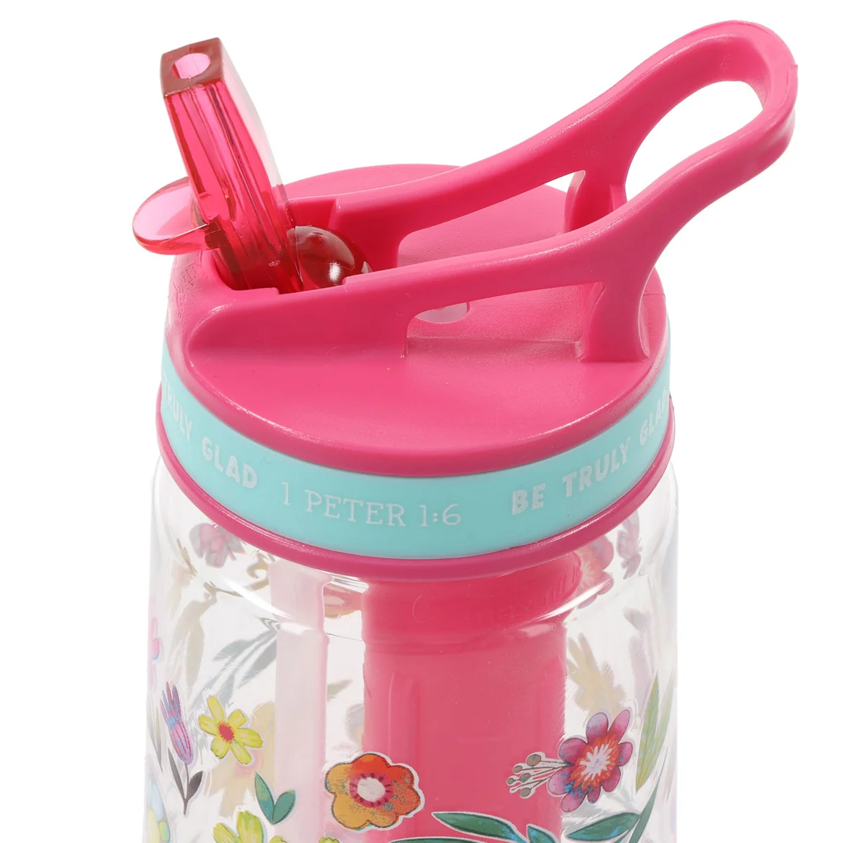 Be Truly Glad Plastic Water Bottle - Image 3