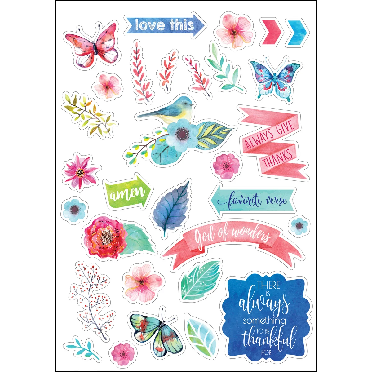 Bible Journaling Stickers (Set Of 3)(Journaling Stickers) - Image 5