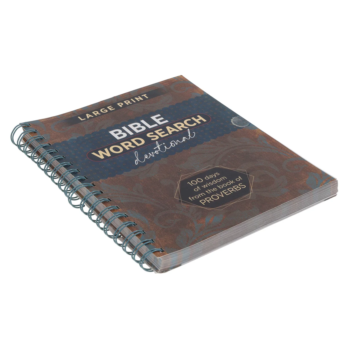 Bible Word Search Devotional: 100 Days of Wisdom from the Book of Proverbs Large Print SB - Image 3