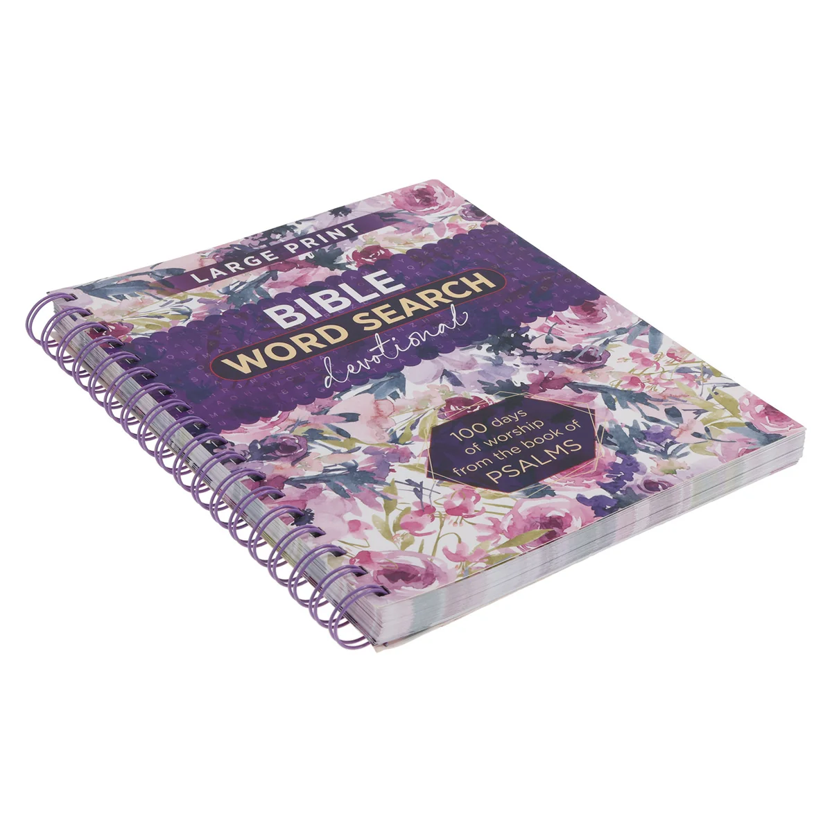 Bible Word Search Devotional: 100 Days of Worship from the Book of Psalms Large Print SB - Image 3
