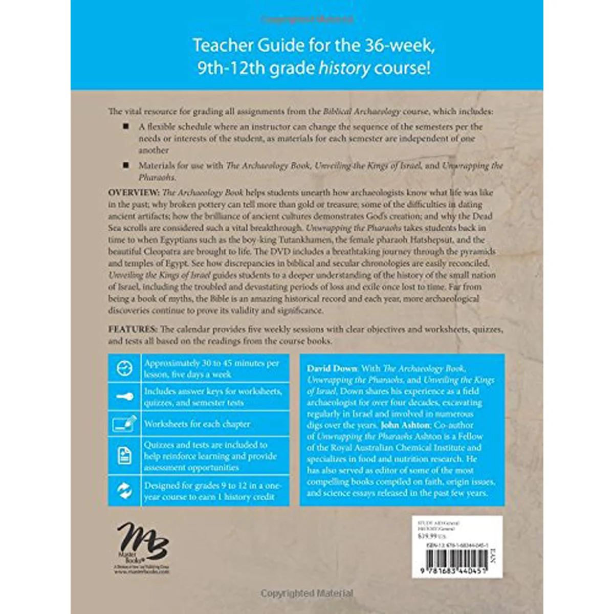 Biblical Archaeology Teacher Guide (Paperback) - Image 2