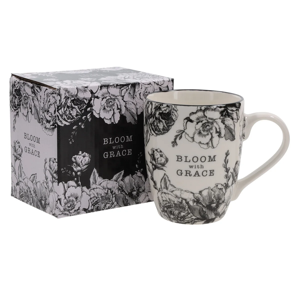 Bloom with Grace Ceramic Mug - Image 4