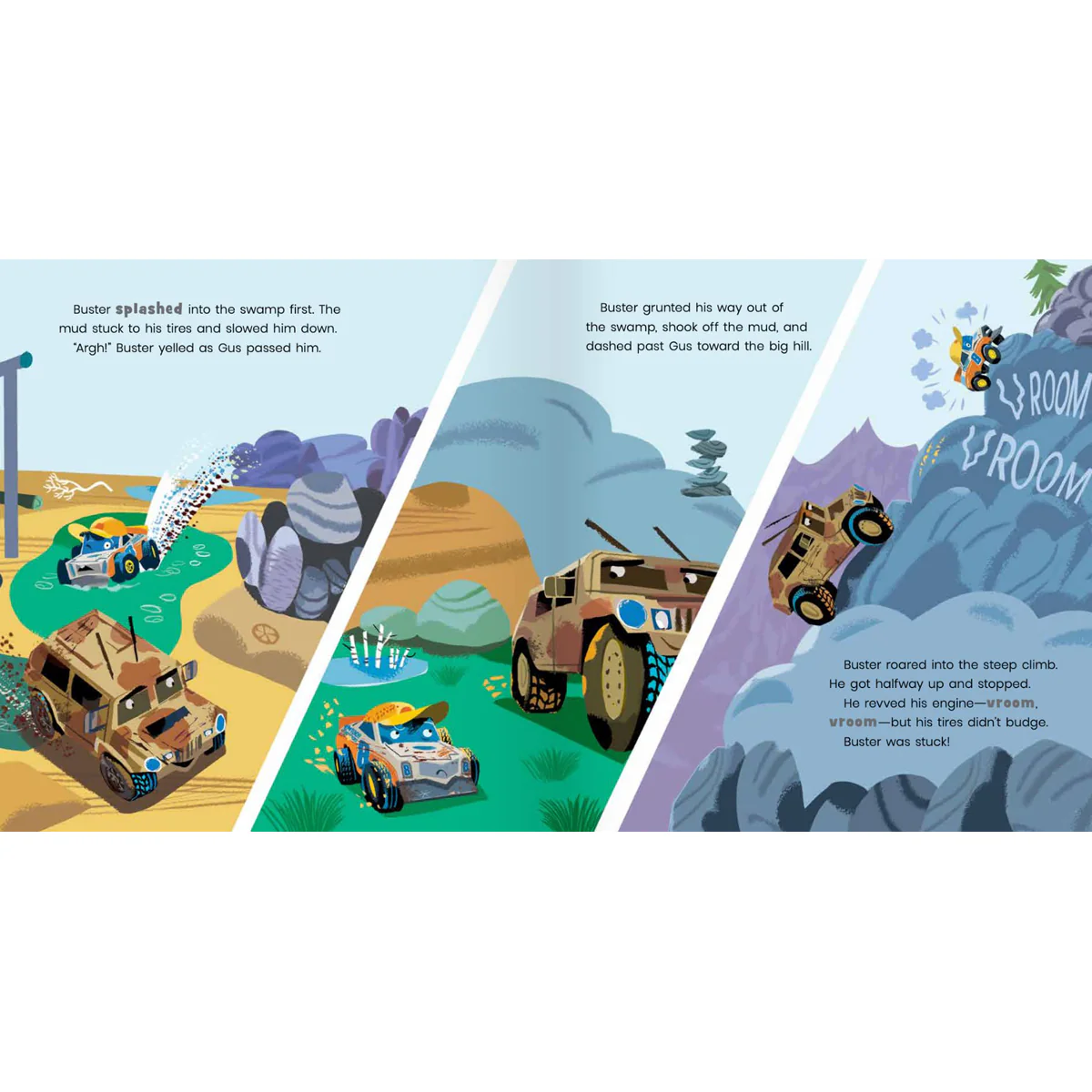 Buster Gets Back On Track: 2 Buster The Race Car (Hardcover) - Image 2