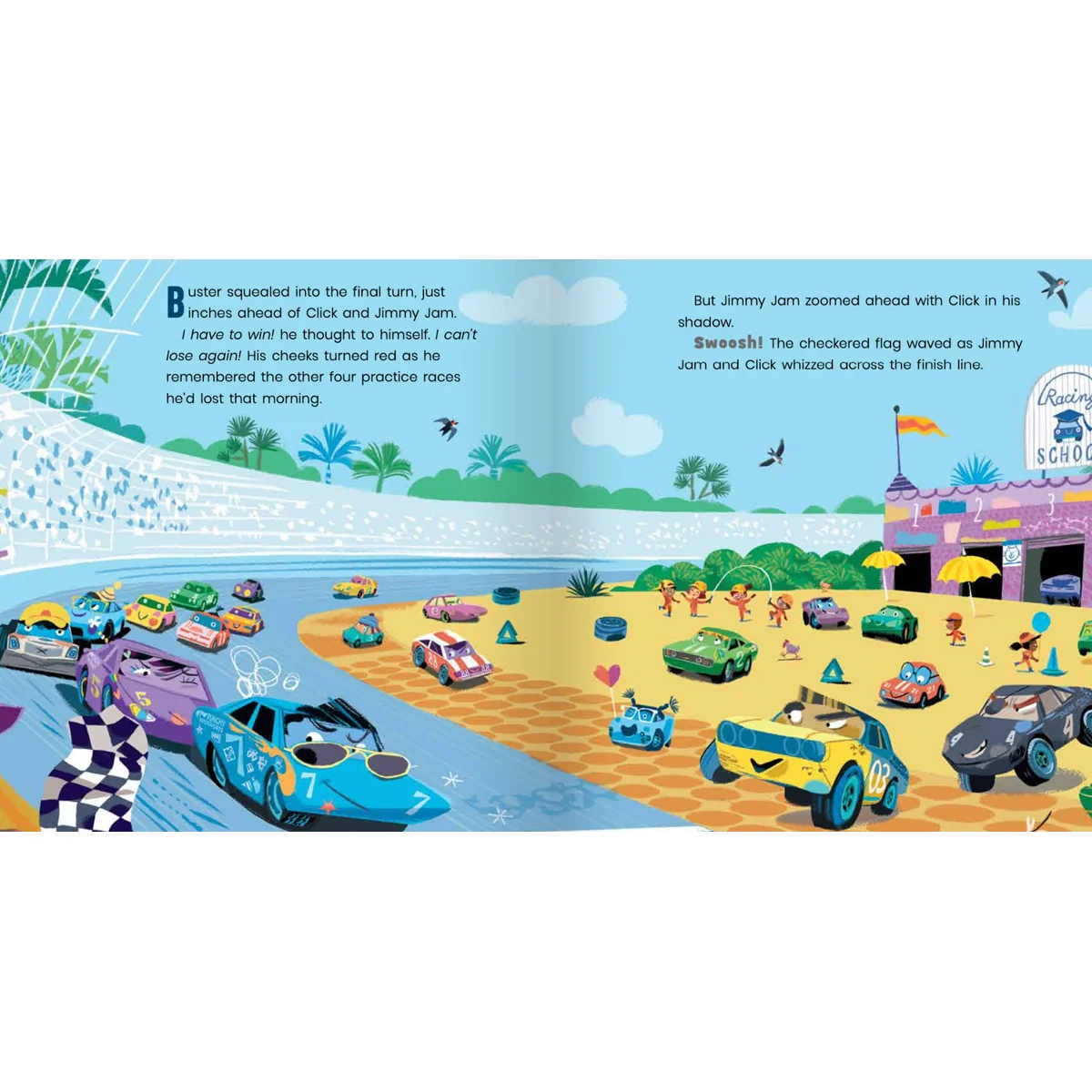 Buster Gets Back On Track: 2 Buster The Race Car (Hardcover) - Image 3